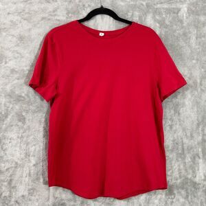 Lululemon Athletics Tee shirt women’s Size 10 Red